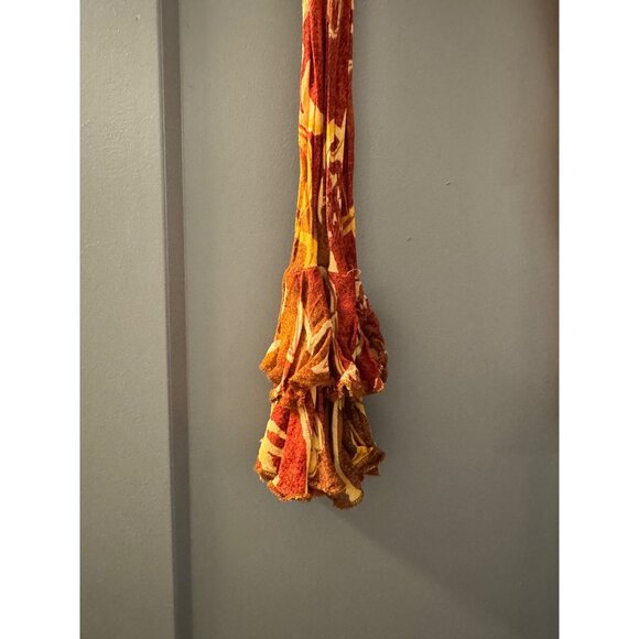 Vintage Rampage Long Sleeve Tie-Front Floral Print Top - Picture 5 of 5